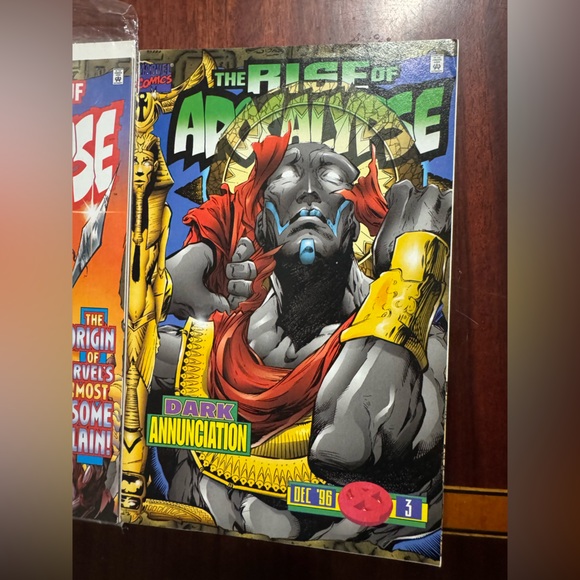 Marvel The Rise of Apocalypse Comics - Red and Gold Cover SET 1 2 4